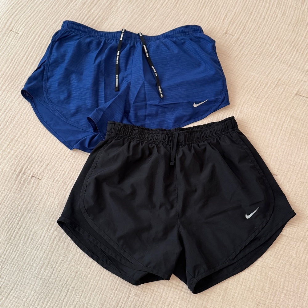 Nike Blue and Black Running Shorts Bundle